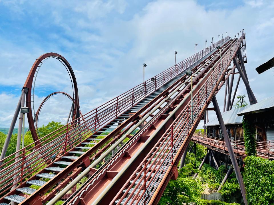 Silver Dollar City roller coast