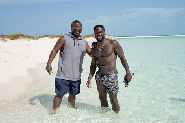 <p>Kevin Hart Instagram</p> Kevin Hart and his brother, Robert Hart in 2021