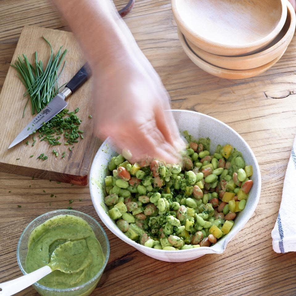 Super Green Edamame Salad