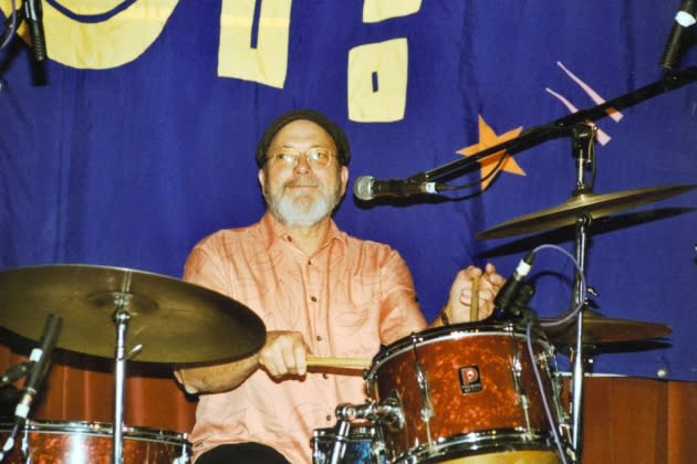 Photo of Crickets & Jerry Allison - Credit: Charles Paul Harris/Michael Ochs Archives/Getty Images