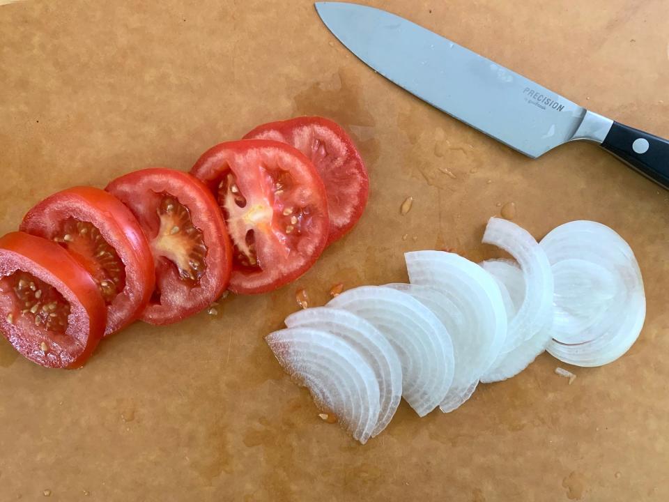 Guy Fieri's Perfect Burger prep