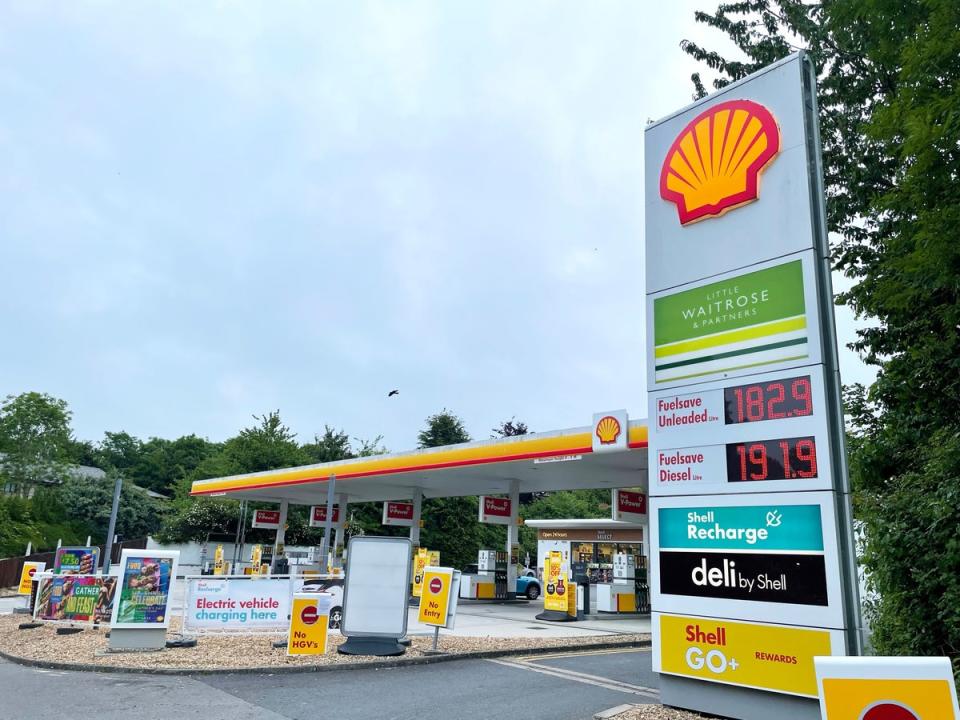 Oil giant Shell has benefited from rising fuel prices (Joe Sene/PA) (PA Wire)