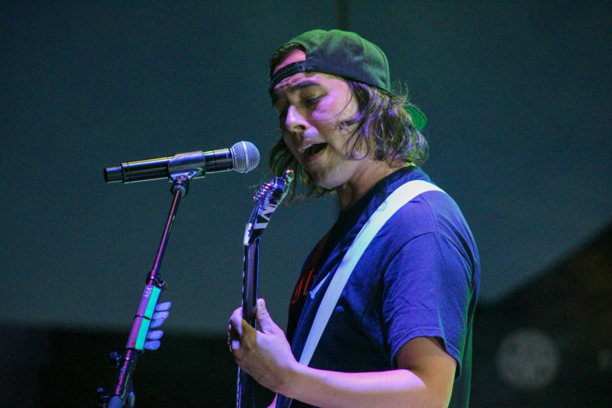 Pierce the Veil performs at the Lonestar Amphitheater on Friday, September 23, 2022.