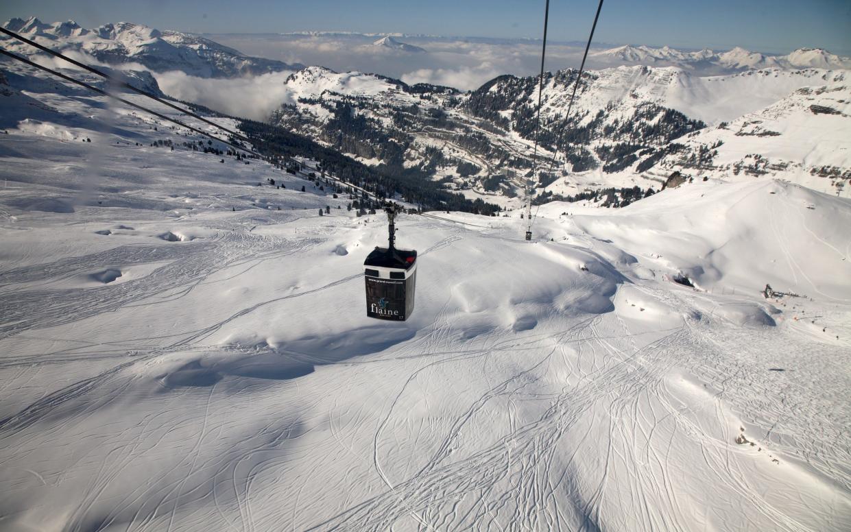 The girl was killed at the Flaine resort in France - GETTY IMAGES