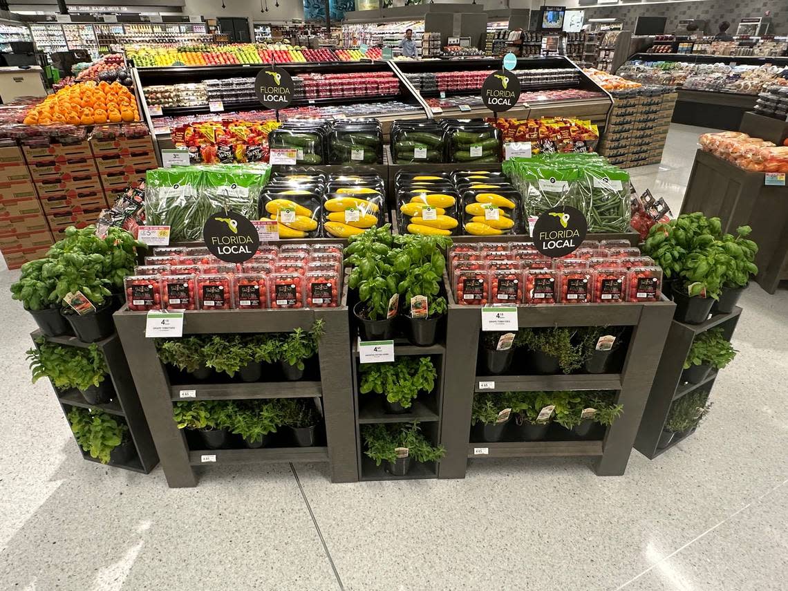 The Publix produce department at the new Key Largo Tradewinds Plaza location.