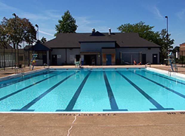 Lanspeary Pool, one of six outdoor municipal pools, is shown in an image from the City of Windsor. (City of Windsor - image credit)