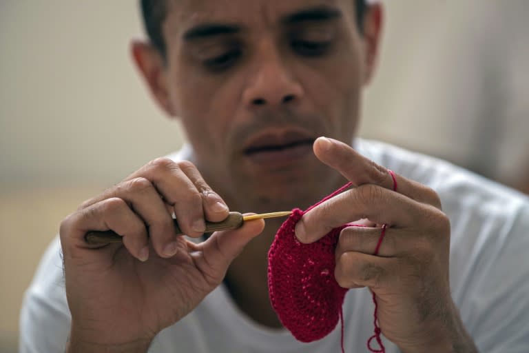 About 120 inmates have worked under designer Gustavo Silvestre in the Ponto Firme (Strong Stitch) project over the last two and a half years