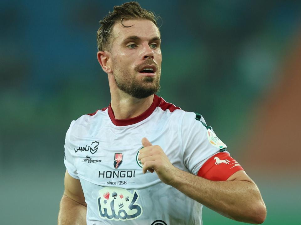 Jordan Henderson in action for Al Ettifaq in the Saudi Pro League (Getty Images)