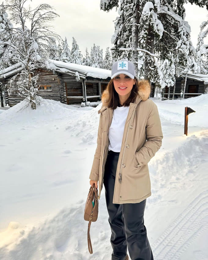 Tamara Falcó en el Polo Norte con Iñigo Onieva