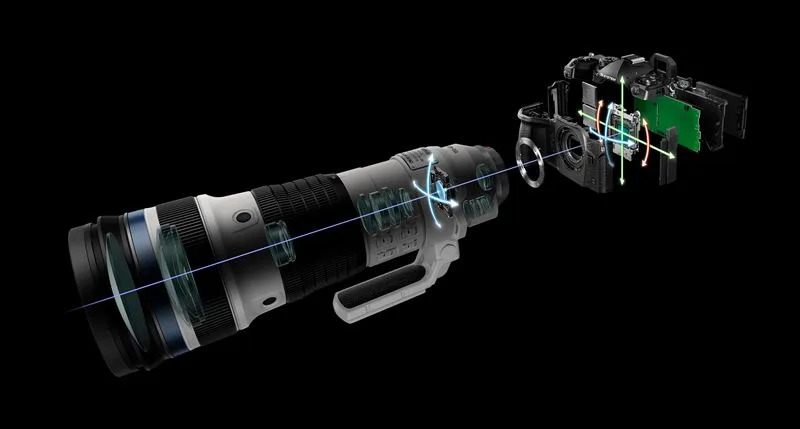 OM-1 Mark II的5軸防震系統，僅機身即可達8.5級的快門速度補償效果。（圖／元佑實業提供）