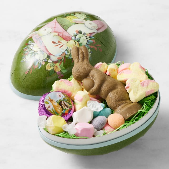 Small Classic Easter Mache Egg. Image via Williams Sonoma.