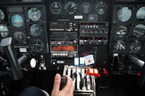 Photo illustration of a plane's control panel. South Korea says GPS (global positioning system) jamming signals have been stemming from the North, affecting civilian flights. Some 241 flights by nine South Korean airlines and 11 flights operated by nine foreign airlines have been affected since last Saturday, officials say