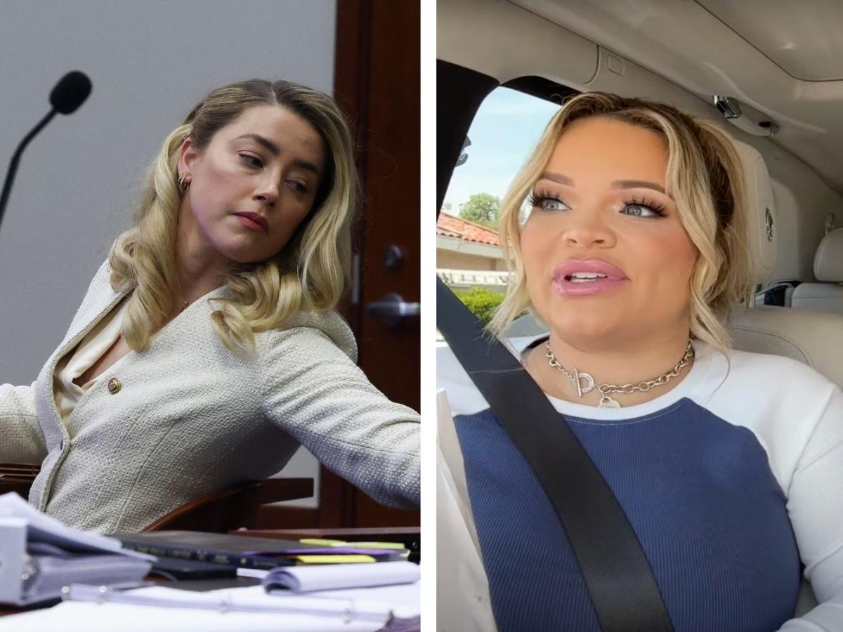 Influencer Trisha Paytas denied defending Amber Heard after saying