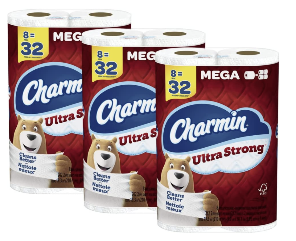 Charmin Ultra Strong Toilet Paper (photo via Amazon)