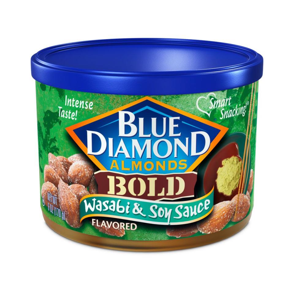 Spicy: Blue Diamond BOLD Wasabi and Soy Sauce Almonds