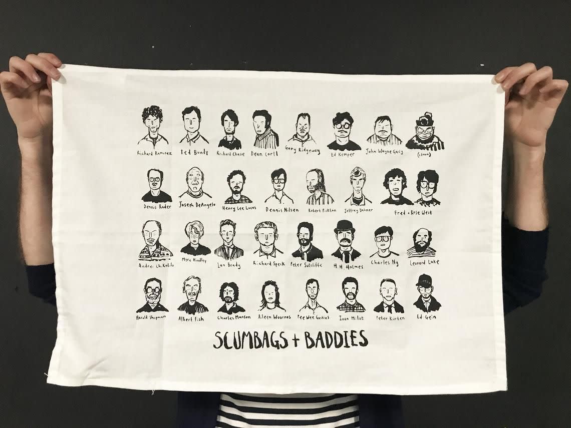 Scumbags & Baddies Tea Towel