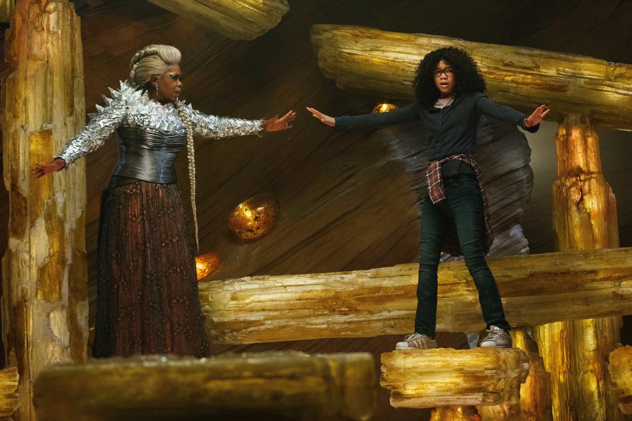 Oprah Winfrey and Storm Reid in "A Wrinkle in Time." (Photo: Disney)