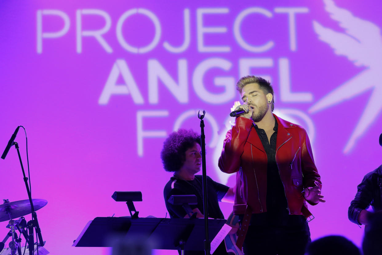 Singer-songwriter Adam Lambert performs at Project Angel Food’s 2017 Angel Awards on Aug. 19, 2017, in Los Angeles. (Photo: Alison Buck/Getty Images for Project Angel Food)