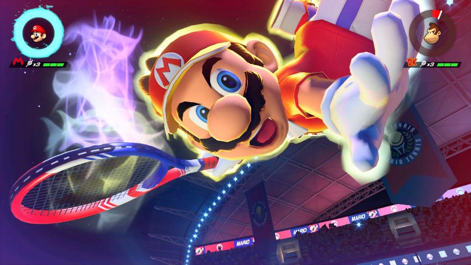 Before Mario Tennis Aces appears in stores and on your Switch, Nintendo