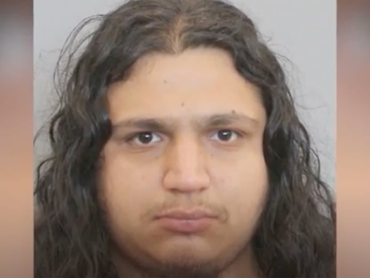 Luis Sanchez, 25, pictured in his mugshot following his arrest in May 2023  (ABC13)