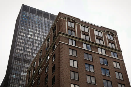 A midtown Manhattan office building that houses the Russian consulate annex is seen in New York, U.S., August 31, 2017. REUTERS/Brendan McDermid