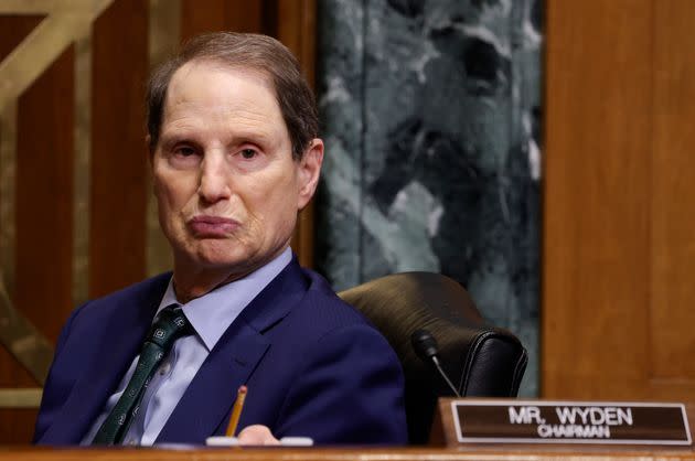 Sen. Ron Wyden (D-Ore.) presides over a Senate Finance Committee hearing June 8 as the panel hears testimony on the IRS budget request for 2022. (Photo: Evelyn Hockstein-Pool/Getty Images)