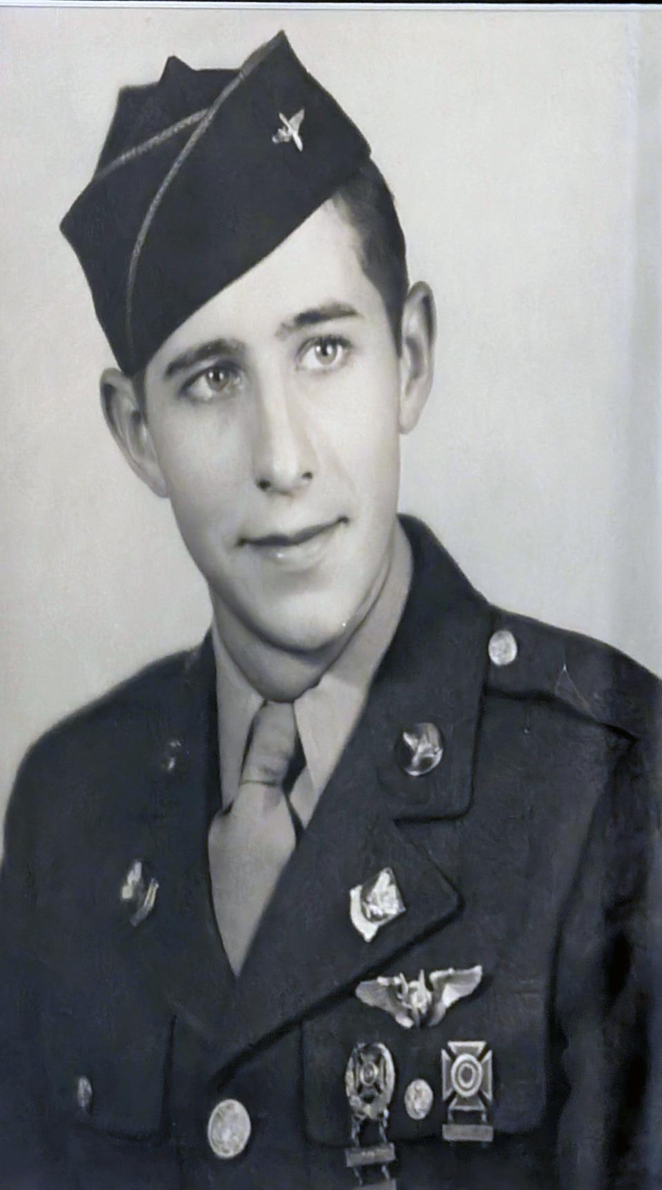 Quentin Stambaugh in a World War II military portrait.