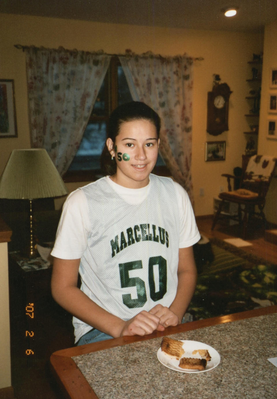 Marie Temara, aged 13, after playing a basketball game (Collect/PA Real Life)