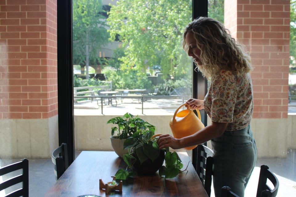 Emily Salmonson is the owner of The Green House in Iowa City, a plant-themed bar located at 505 E. Washington St.