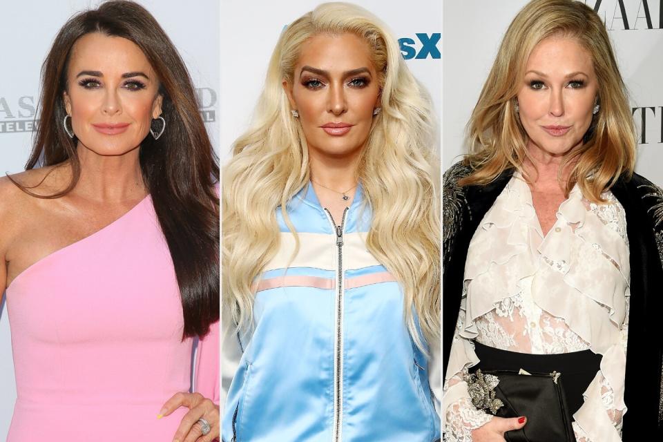 Kyle Richards, Erika Girardi, Kathy Hilton