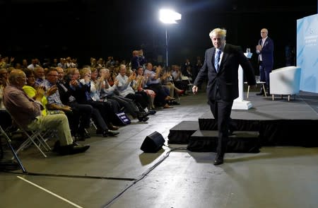 FILE PHOTO: Britain's Conservative Party hustings event in Colchester