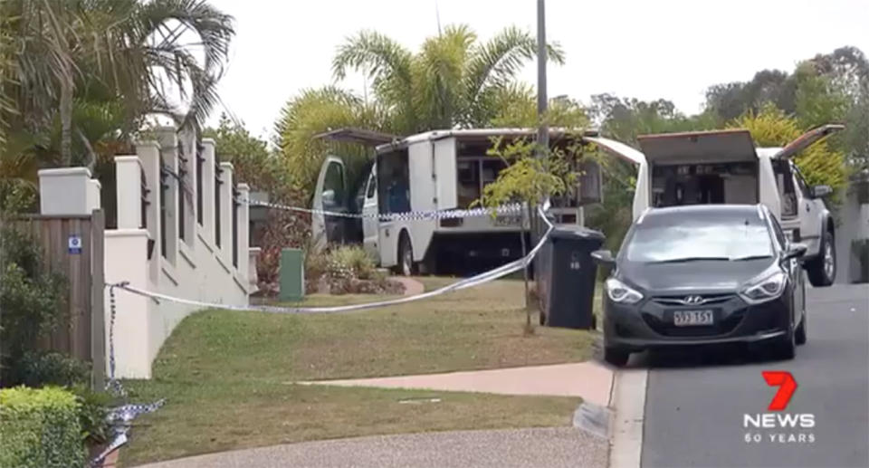 Police found no evidence of forced entry into the home at The Gap. Source: 7 News