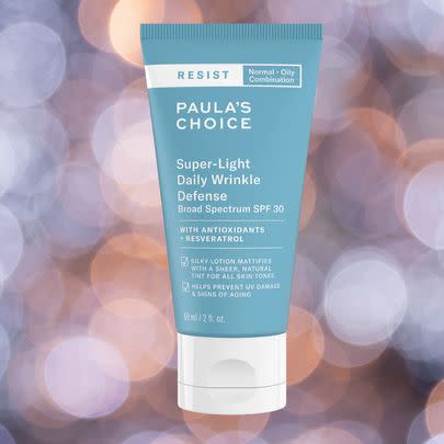 Paula's Choice Super-Light Daily Wrinkle Defense SPF 30 sunscreen