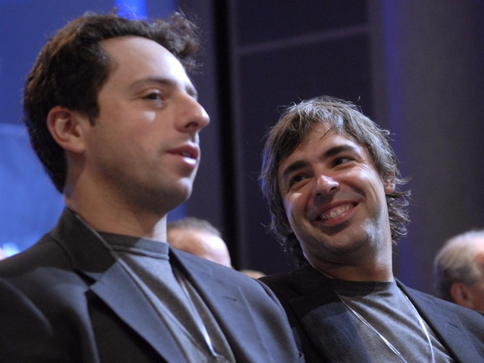 google Larry Page and Sergey Brin