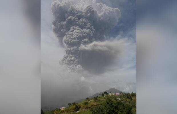 The eruption of St. Vincent's La Soufrière has Murray Hillocks worried for friends and family of his living on the island. He's originally from the Caribbean island and moved to New Brunswick in 2008. (The University of the West Indies Seismic Research Centre - image credit)