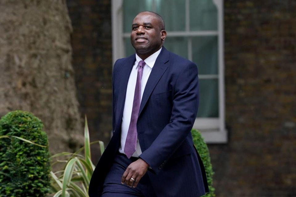 David Lammy will prioritise a new security arrangement with the EU (PA Wire)