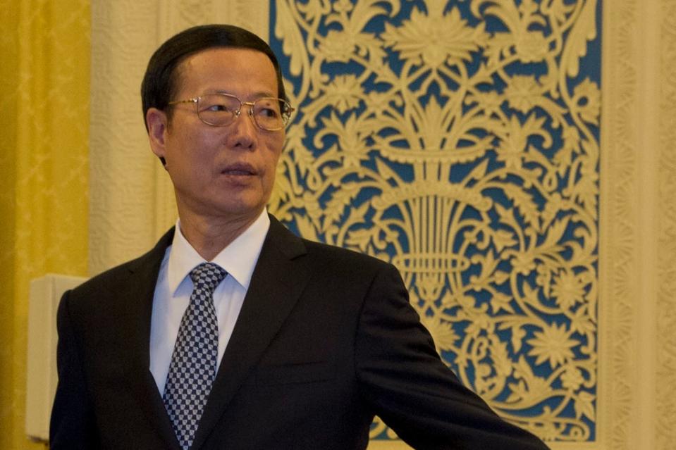 Former Chinese vice premier Zhang Gaoli (AP)