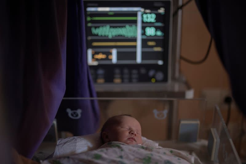 The Wider Image: Last maternity clinic in Ukraine-controlled Donbas, a lifeline as war closes in