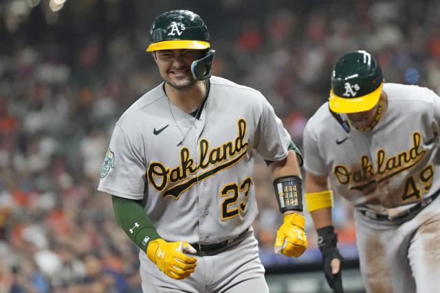 Shea Langeliers, Tony Kemp homer as A's down Astros again 6-2 to