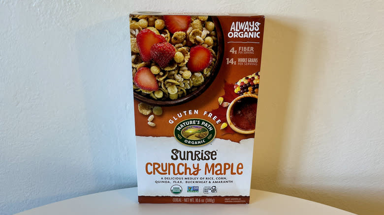 Nature's Path Crunchy Maple cereal