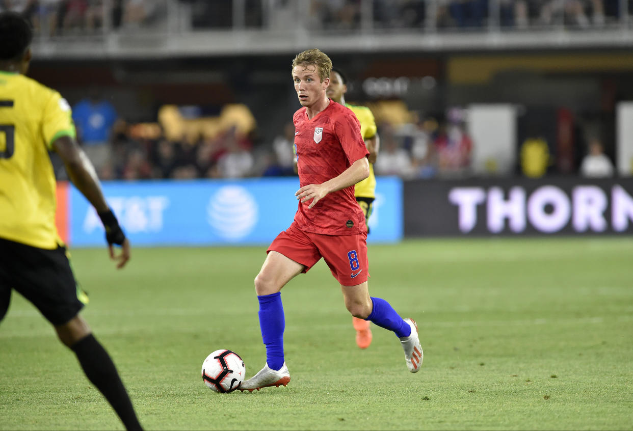 It's still unclear whether 23-year-olds like USMNT regular Jackson Yueill will be age-eligible for the next Olympics after Tokyo 2020 was postponed until 2021. (Randy Litzinger/Getty)