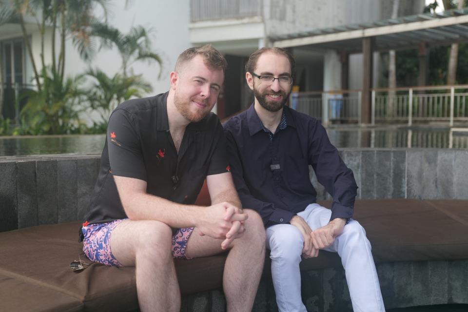 Renown Dota 2 casting duo Capitalist and SVG reflected on Dota 2's past, present, and future in an exclusive interview with Yahoo Esports SEA. (Photo: Yahoo Esports SEA)