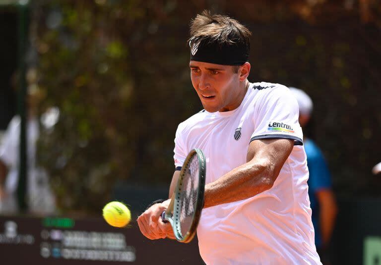 Tomás Martín Etcheverry se estrenará en el torneo ATP de Córdoba frente al español Bernabé Zapata Miralles.