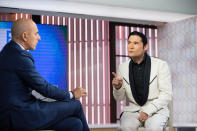 <p>After launching a “Truth Campaign” <a rel="nofollow" href="https://www.yahoo.com/entertainment/corey-feldman-launches-campaign-expose-180600461.html" data-ylk="slk:to expose Hollywood predators;elm:context_link;itc:0;sec:content-canvas;outcm:mb_qualified_link;_E:mb_qualified_link;ct:story;" class="link  yahoo-link">to expose Hollywood predators</a>, the actor did just that. The child star named <a rel="nofollow" href="https://www.yahoo.com/entertainment/corey-feldman-names-second-abuser-dr-oz-show-225848947.html" data-ylk="slk:two alleged abusers;elm:context_link;itc:0;sec:content-canvas;outcm:mb_qualified_link;_E:mb_qualified_link;ct:story;" class="link  yahoo-link">two alleged abusers</a> in November — not too long after receiving flak from Matt Lauer for seemingly withholding the information to raise funding for a film. (Photo: Getty Images) </p>