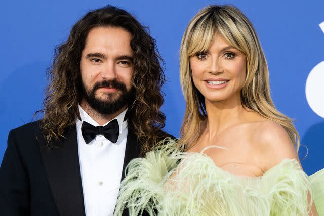 <p>Samir Hussein/WireImage</p> Tom Kaulitz and Heidi Klum