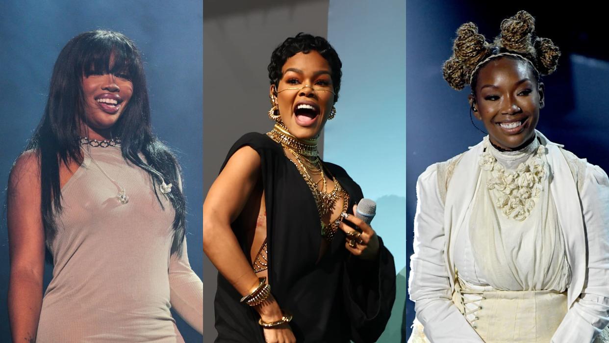 SZA, Teyana Taylor, and Brandy