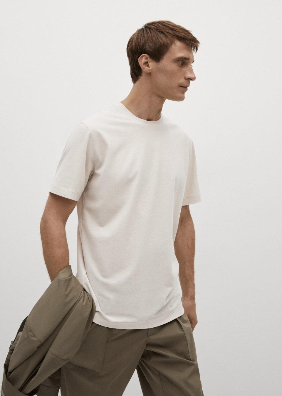 Mango Relaxed Fit Piqué T-Shirt (Photo via Mango)