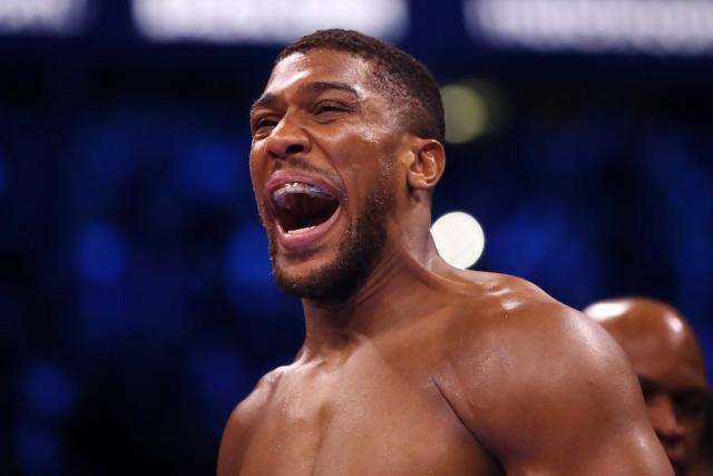 Call-out: Anthony Joshua believes he should face Tyson Fury after beating Jermaine Franklin on comeback  (Getty Images)