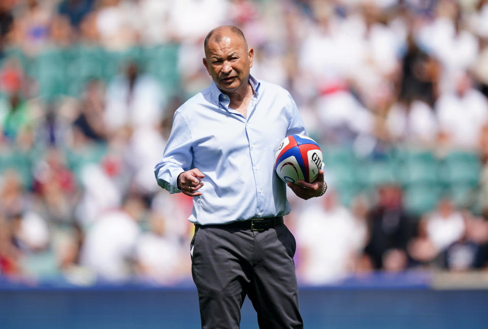 England head coach Eddie Jones (pictured) ahead of a match.