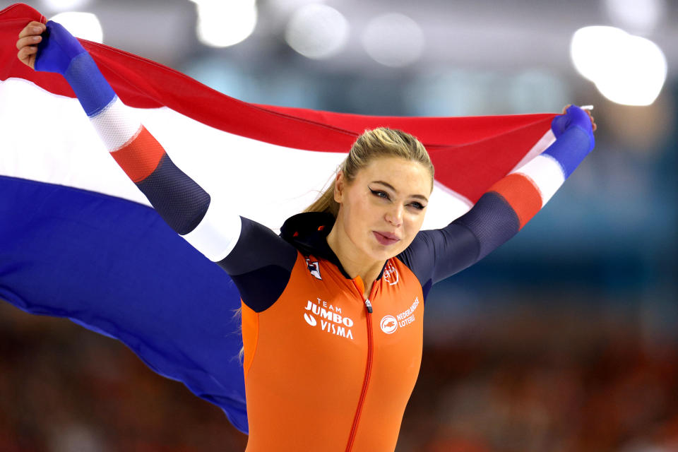 Dutch speed skater Jutta Leerdam in images - Yahoo Sports